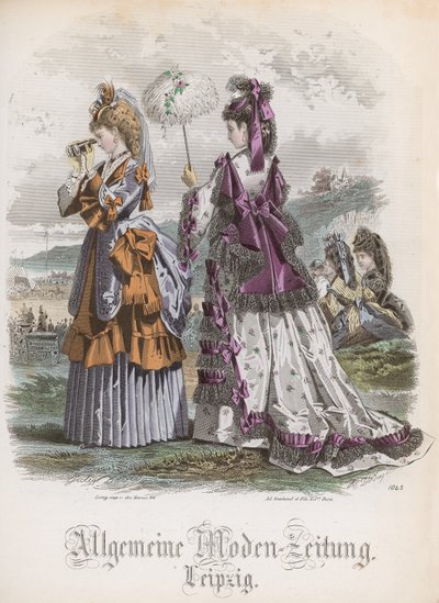 Two Ladies, fashion plate from the 